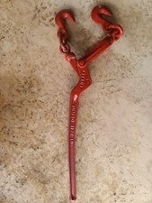 Large Jumbo 18  Load Binder Flatbed Truck Trailer Tie Chain Down With Hooks