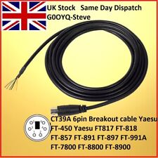 CT39A 6pin Breakout cable Yaesu FT450D FT8800 FT991 FT817/818 FT897 FT7900 FT710