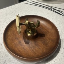 Vintage Mounted Metal Ship