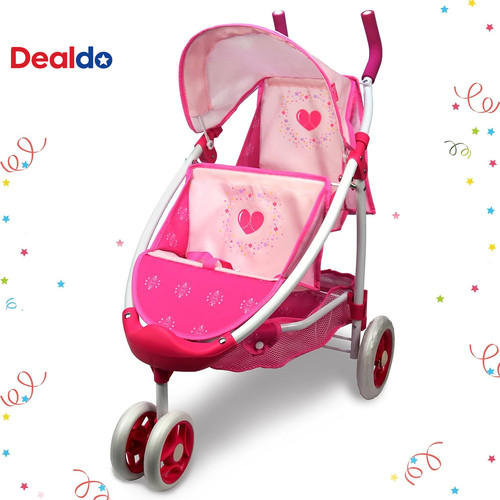 Twin doll stroller heart - doll,