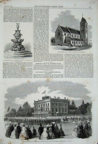 Old antique print 1863 - antique,