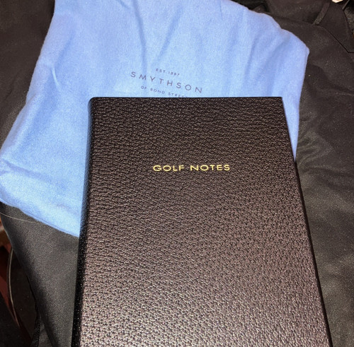 Smythson hard back gilt - back, edged