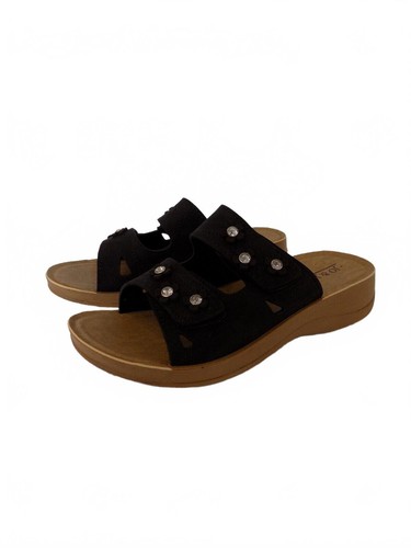 Black sandals wide - sandals, fit