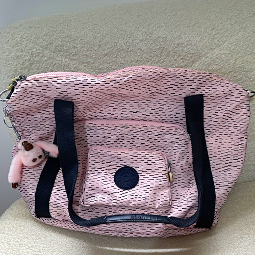 Kipling pink black - kipling, abstract