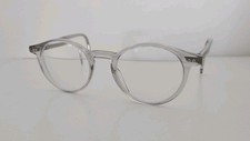 Tommy Hilfiger TH 121 Men Clear Round Glasses Excellent Condition + Case + Cloth