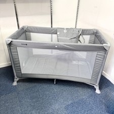 Safety 1st Grey Collapsible Baby Toddler Travel Cot Bed   KB1