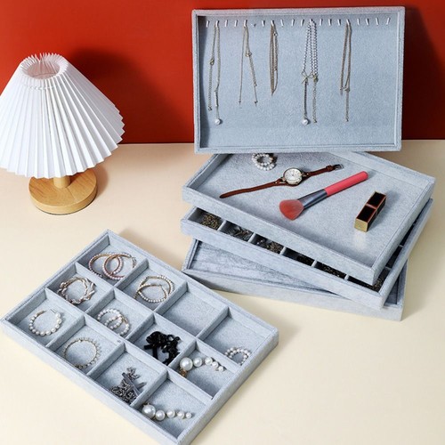 Velvet jewelry tray - velvet,