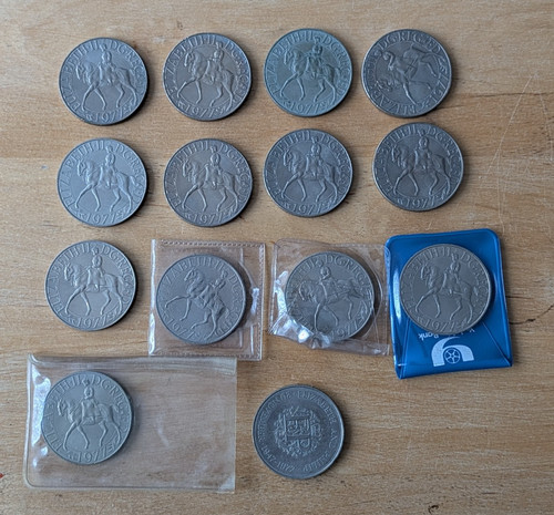 Commemorative crown coins - 14,