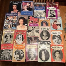 Vintage Royal Family commemorative Booklets - Queen Mary To Princess Anne