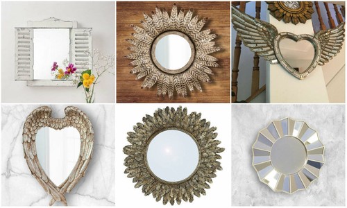 Hanging wall mirror - wall, decor