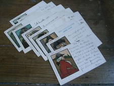 ORIGINAL SET OF TWELVE EARLY TUCK POSTCARDS - YE OLDEN CENTURIE, Nos. 201-212.