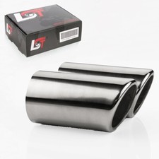 2x tailpipe trim twin pipe