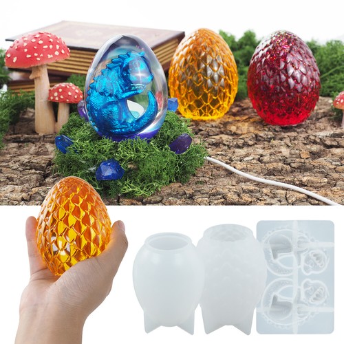 Dragon egg crystal epoxy resin - egg,