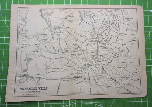 Original 1912 bartholomew map - 1912,