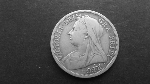 1900 queen victoria half crown - 1900,