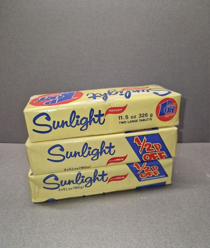 Vintage sunlight soap bar - vintage,