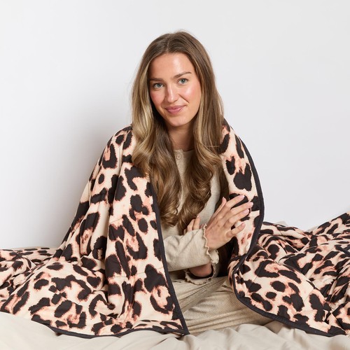Ohs leopard weighted blanket - leopard,