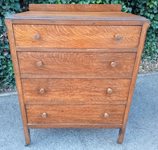 Oak Chest of Drawers 1920s heals style