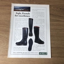GUNS97 MAGAZINE ADVERT 12X9 AIGLE PARCOURS ISO WELLINGTON
