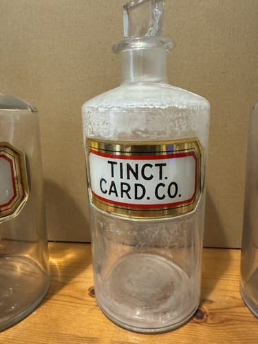 Vintage label under glass - vintage,