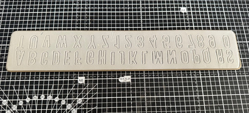 Tim holtz chip block - chip, alphabet