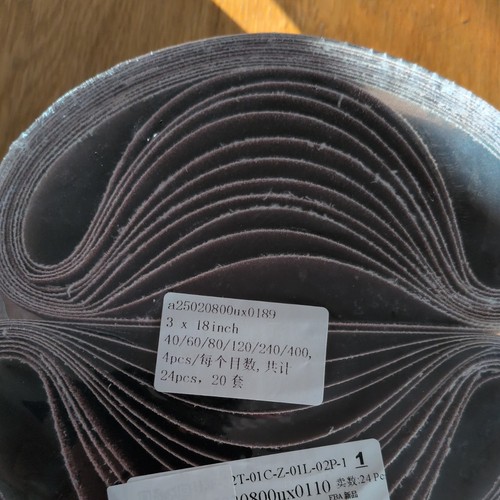 24xsanding belts x 457mm - -,