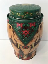 Williamson Elephant Tea Caddy Tin ' Loving & Giving '