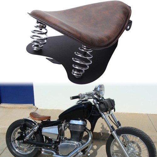 Brown bobber motorcycle spring - brown,