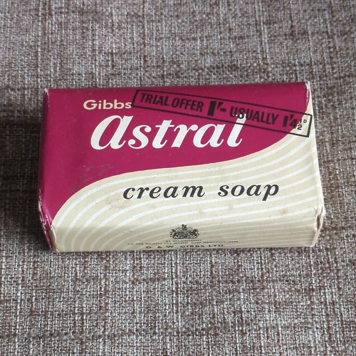 Vintage astral cream soap bath - astral,