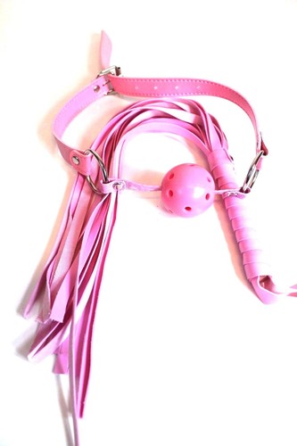 Spanking pink faux - spanking, leather