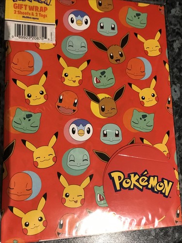 Pokemon gift wrap wrapping - pokemon,