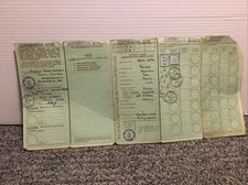 VAUXHALL VELOX RED 1957 CLASSIC VINTAGE RF60 LOGBOOK MEMORABILIA