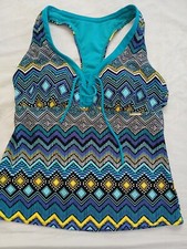 Swim Tank Womens LG Ocean Blue