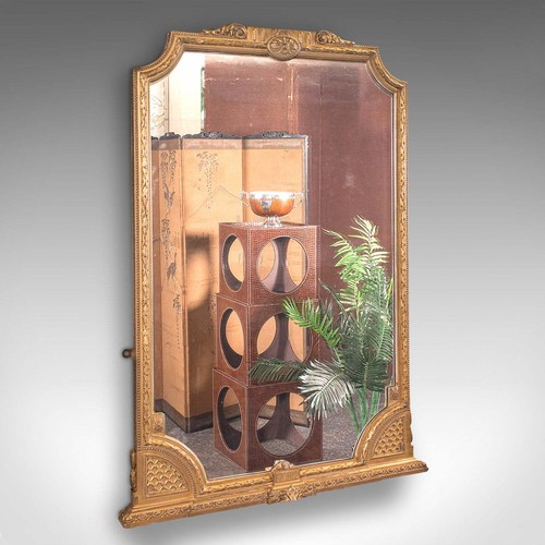 Grand antique overmantle - grand,