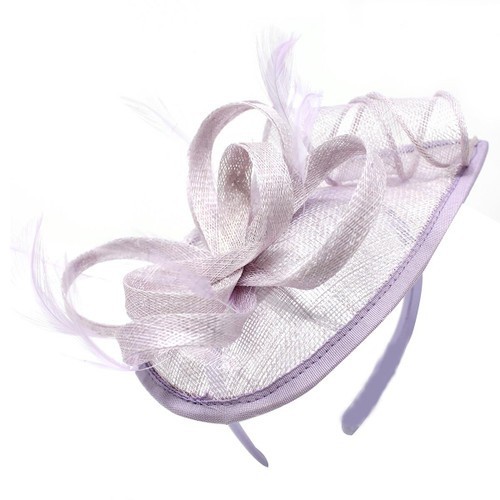 Sinamay looped teardrop - sinamay,