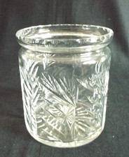 CUT CRYSTAL OPEN DRESSING TABLE JAR