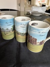 3  x Dunoon Bone China Mugs