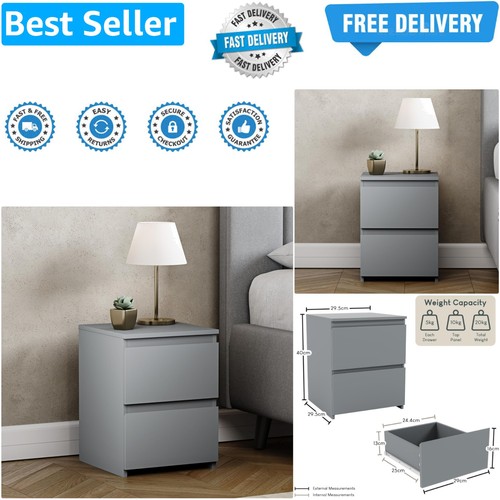 Denver drawer bedside chest - bedside,
