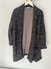 Adini black grey jersey open