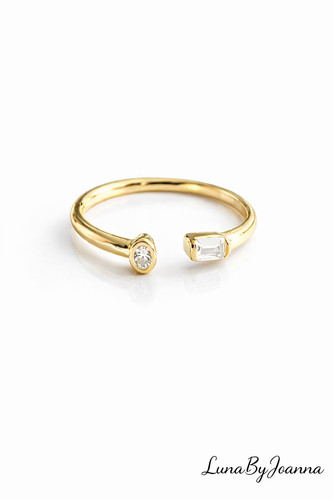 14k gold plated - gold, ring