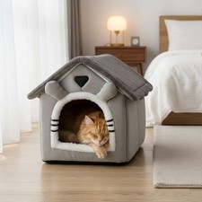 Pet Cat Kitten Dog Bed Igloo
