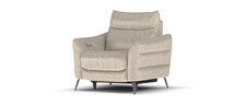 Sofology Renato Fabric Recliner Chair in Heritage Mink