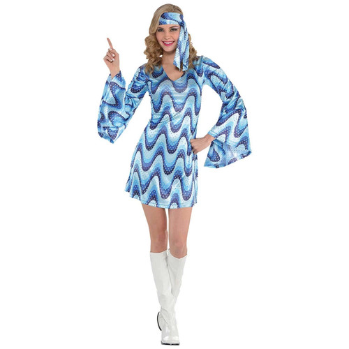 Womens ladies hippie disco 60s - disco,