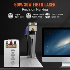 30W Raycus Fiber Laser Marking Machine Laser Engraving For Metal Steel