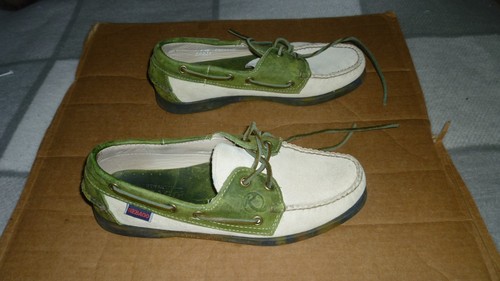 Sebago docksides womens green - sebago,
