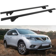 2x 53" Black Roof Rack Cross