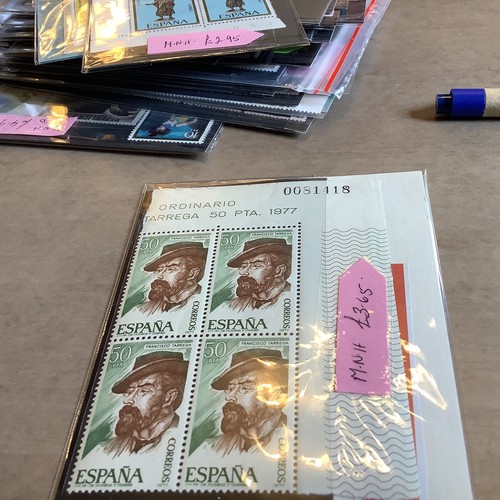 Spanish postage stamps block - spanish,