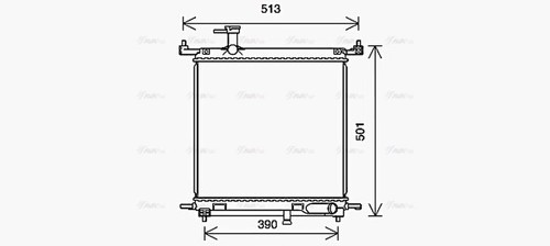 Ava coolant radiator - coolant,