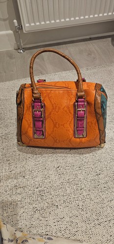 Snake print snakeskin - , handbag