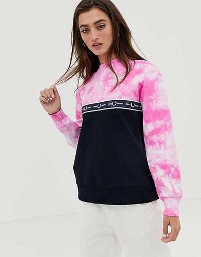 Fred perry womens taped pink - fred,
